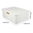thumbnail image 2 of BESTYASH 1Ud Caja Organizadora De Plástico Resistente Con Cubierta Para Uso Doméstico, 2 of 8
