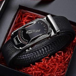 105 130 140 150 160 170cm Plus Size Leather Belt Metal Alloy Automatic Buckle Brand Luxury Designer Waist Belts for Men JeansBelts