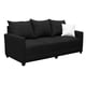thumbnail image 3 of Sofa El Bazar Store Atlanta Lino Negro 3 plazas Modular Moderno, 3 of 4