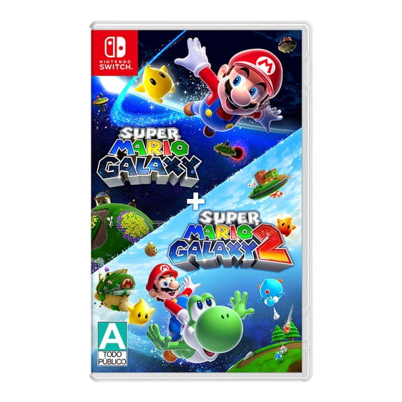 Super Mario Galaxy + Super Mario Galaxy 2 Nintendo Switch 2 Físico