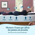 thumbnail image 3 of Lucid - Colchón Matrimonial de Memory Foam con Gel y Bambú - 15 cm - Colchón Firme - Funda Lavable y Transpirable - Colchón en Caja, 3 of 12