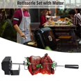 thumbnail image 5 of Rotisserie Kit Stainless Steel Automatic BBQ Grill Rotisserie Set with Motor Grilling Hot Dog Chicken Steak Plug, 5 of 5