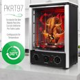 thumbnail image 4 of Horno Eléctrico Multifunción con Asador NutriChef, Horno de Convección Vertical de 23 Litros con Puerta de Vidrio, para Asar y Gratinar, Temporizador y Control de Temperatura, 34 × 31 × 48 cm, 4 of 4