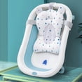 thumbnail image 2 of Cojín de para bebé, alfombrilla para bañera de recién nacido, apoyo para , almohada para bañera de bebé, asiento flotante, 2 of 9