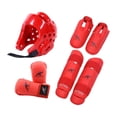 thumbnail image 1 of Equipo de entrenamiento de karate, casco de boxeo, equipo de ejercicio, guantes de boxeo con Rojo M, 1 of 9