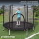 thumbnail image 3 of Trampolín para niños con Red De Seguridad Brincolín Infantil De 55 Pulgadas Brincolines De Niños para Fiestas Trampolin con Postes Acolchados para Interiores y Exteriores Azul, 3 of 4
