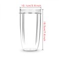 thumbnail image 2 of HONMEET Gym Shaker Cup Transparente Sin Tóxicos Para Mezcla Rápida Y Limpieza Sencilla, 2 of 8