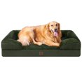 thumbnail image 1 of Cama ortopédica para perros EHEYCIGA, impermeable, espuma viscoelástica XL, verde oscuro, 1 of 9