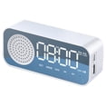 thumbnail image 1 of Reloj despertador con altavoz Bluetooth, Pantalla LED de Espejo Portátil, Reloj despertador inteligente con Bluetooth para Dormitorio/Oficina, 1 of 2