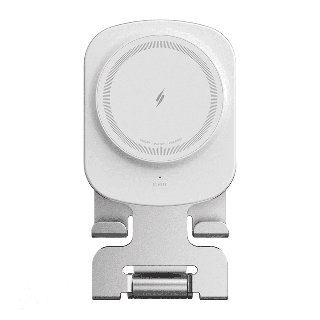 Soporte de carga inalámbrica para iPhone/Samsung Galaxy. Soporte de carga rápida Qi para AirPods Pro 2, 3 smartphones y 15 W