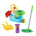 thumbnail image 1 of Juego de juguetes de limpieza LeapFrog Clean Sweep Learning Caddy de 3 a 5 años, 1 of 9