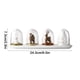 thumbnail image 3 of Tarros de condimento para pretzels - organizador de especias de plástico de 4 piezas con tapa, gran capacidad para almacenamiento en la cocina de especias y condimentos, 3 of 6