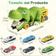thumbnail image 4 of Juguete De Camión Transportador Dinosaurio Vehículo vere 7 En 1 multicolor, 4 of 5