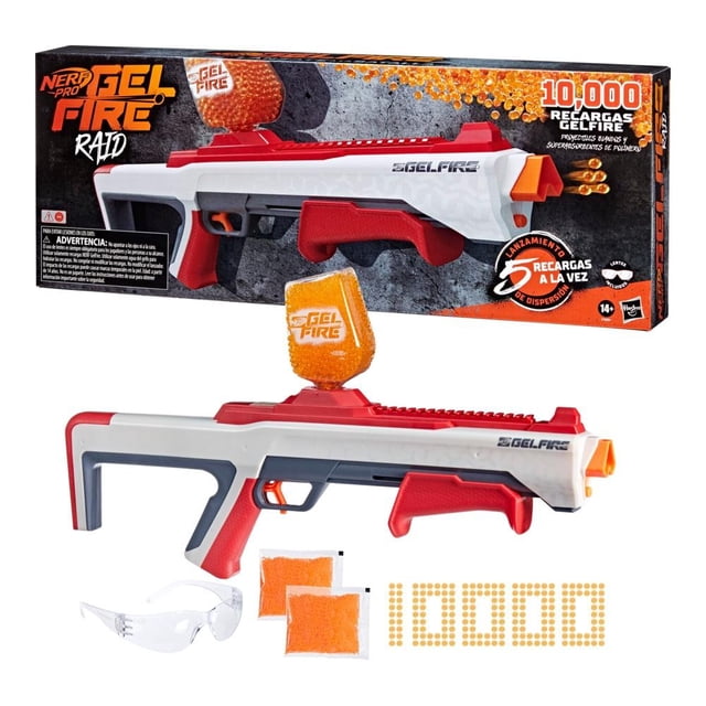 Lanzador Hasbro Nerf Gelfire Raid