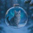 thumbnail image 2 of CaiYueKe Christmas Cat Ornaments Set Cute Kitty Tree Decorations Holiday Pet Pendant Collection Festive Animal Decor for Cat Lovers Home Party Supplies, 2 of 5