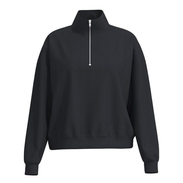 Sudadera George para mujer, con Cierre Negro Talla G