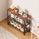 thumbnail image 4 of Credenza de 3 niveles con Tablero de Madera y 2 Estantes Metálicos con Estructura Metálica, 4 of 7