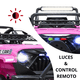 thumbnail image 2 of Camioneta Montable Electrica para Niños Control Remoto 12v - Rosa Claro, 2 of 8