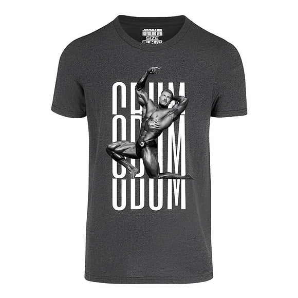 Playera Jouska Mx Deportiva Bodybuilding Gym Estampada Daddy Cbum Talla M Gris Oxford