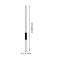 thumbnail image 3 of Lámparas de pared LED modernas para interiores, con enchufe USB-C, lámpara de pared de tira larga, 3 of 3