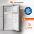 thumbnail image 2 of White Westinghouse  Refrigerador Frigobar 4.4 pies 125L  Modelo WWCR44125LHS  Top Mount  Control mecánico de temperatura  Puerta reversible y Luz interior Condensador interno  Pata ajustable, 2 of 7