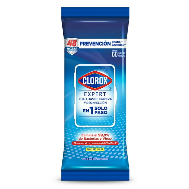 Clorox Toallas Desinfectantes 60 Pz