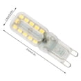 thumbnail image 4 of Injueey Paquete de 2 Mini LED Corn Light Beam Angle Lámpara regulable Bombillas de noche Hogar Sala de estar Baño Suministros de reemplazo Type3 NO3, 4 of 6