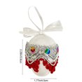 thumbnail image 3 of Colgante de huevo de Pascua con lazo | Decoración colgante de plástico de 6 cm para la búsqueda de huevos de Pascua, artículos de fiesta y rellenos de cestas | Apto para niños, reutilizable en azul,, 3 of 7