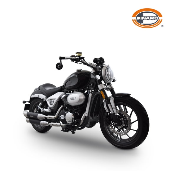 Motocicleta clasica DINAMO B-52 250 Negro