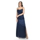 thumbnail image 4 of Vestido de escote drapeado Roman Fashion /Juvenil, 2005 (Azul marino) azul marino G, 4 of 5