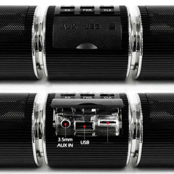 Altavoz estéreo para motocicleta con Bluetooth, resistente al agua, reproductor de música MP3, sistema de audio con USB, AUX, radio SD