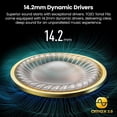thumbnail image 3 of TOZO T21 Wireless Earbuds Bluetooth 5.3 in Ear Headphones Dual Mic Call Noise Cancelling IPX8 Waterproof 44H Playback Stereo Sound with LED Display Wireless Charging Case 32 EQs via APP Black, 3 of 5