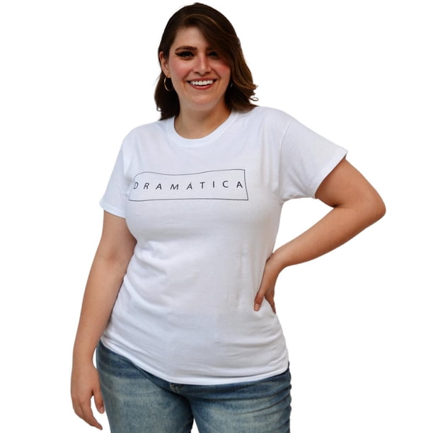 Playera talla extra, modelo 9001-43 dramática (Blanco) blanco 40 Roman Fashion Playera extra 9001-43