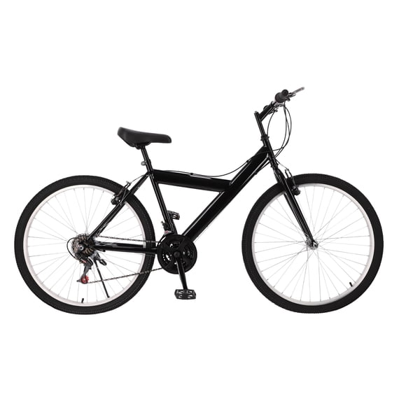 Bicicleta de Montaña TERRAFIT Rodada 26 21 Velocidades para Adulto 2 Negro