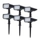 thumbnail image 1 of Set de 6 Lámparas Solares Dosyu  Exterior Jardín e Impermeables con 15 LEDs en Estaca y Pared., 1 of 10