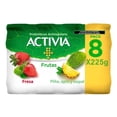 thumbnail image 1 of Alimento lácteo fermentado Activia fresa piña apio y nopal 8 pzas de 225 g c/u, 1 of 4