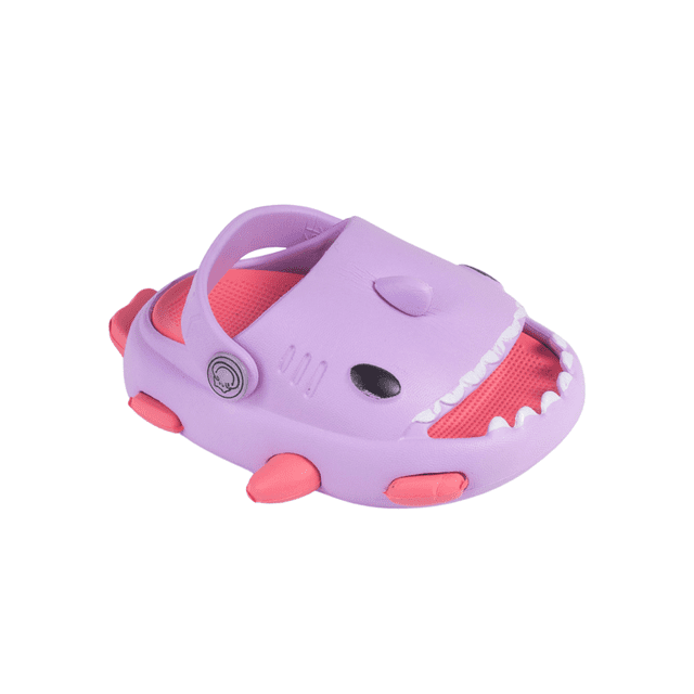 Zuecos Infantiles con Diseño de Tiburón