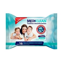 Toallitas desinfectantes Mediclean 16 pzas