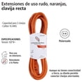 thumbnail image 4 of Extensión Eléctrica Iusa Uso rudo 15 M Anaranjado 619351, 4 of 5