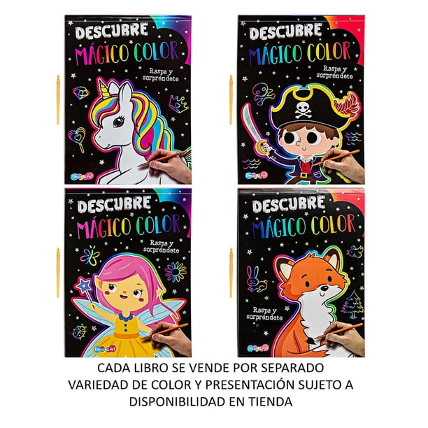 Libro Actividades Raspa y Descubre Prichos 8 Páginas Varios Modelos 1 Pieza