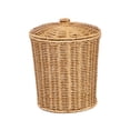 thumbnail image 4 of Cesta tejida Cesto para la ropa Cesta de almacenamiento de gran apertura Cesta para la ropa Contenedores Cesta de ratán de imitación para el hogar, 4 of 9