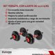 thumbnail image 4 of Set de 2 mancuernas ajustables Fuxion Sports FS-SDM25K-01 con Discos de metal 25 Kg negro Unitalla, 4 of 10