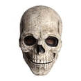 thumbnail image 2 of Máscara de  boca movible Cara completa Decorativo Creepy Headgear Scary Gris, 2 of 7