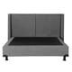 thumbnail image 2 of Box Base Cama Individual + Cabecera Milan Gris Dicasa Rivo, 2 of 8
