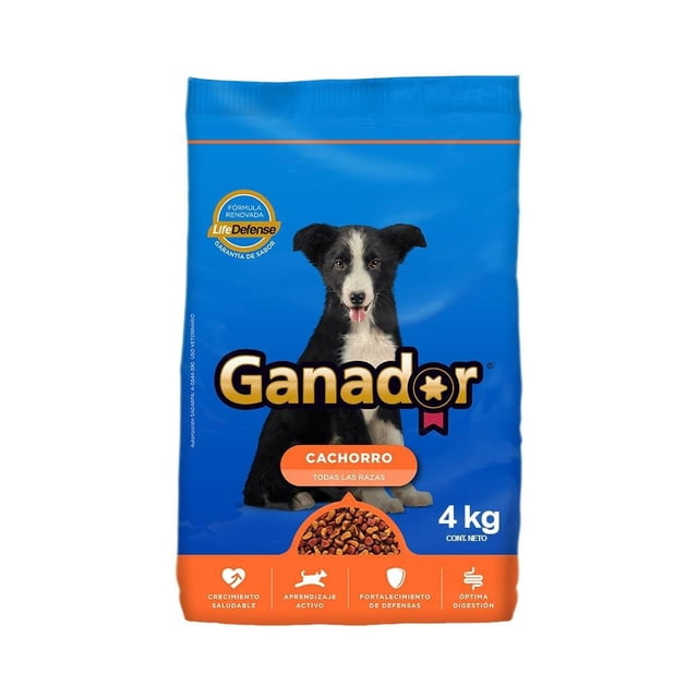Alimento para Perro Ganador Cachorro Todas las Razas 4 kg