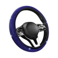 thumbnail image 2 of Funda de volante con diamantes de imitación para mujer | Diseño de diamantes brillantes | Ajuste universal de 14-15 pulgadas | Accesorio de verano para coche y protector de ruedas, 2 of 7