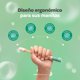 thumbnail image 4 of Cepillos Dentales de Bambú para Niños | Kit de 6 piezas | Cerdas Suaves de Nylon sin BPA | B Life, 4 of 7