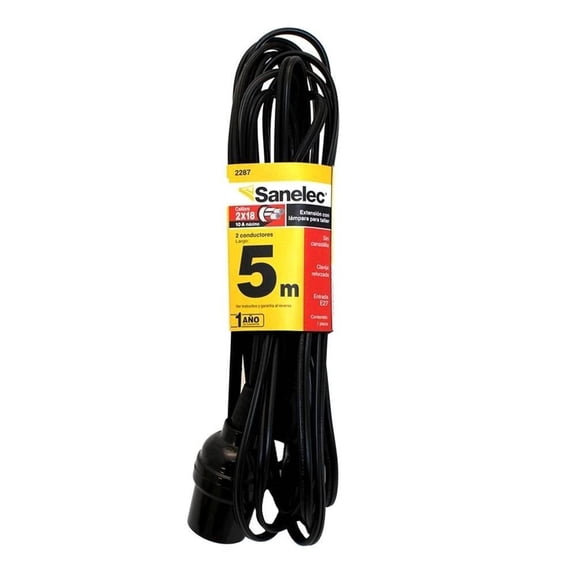 Extensión con Lámpara Sanelec para Taller 5 m