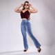 thumbnail image 3 of Pantalón Mezclilla Boot Cut Tiro Alto Push Up Mujer NYK, 3 of 5