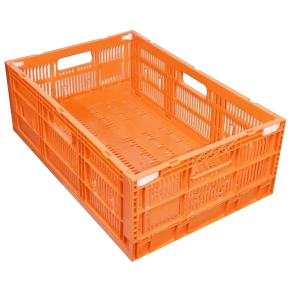 Caja Colapsable VentDepot MechaBox21 1 Pza 21kg 40x60x21cm Polietileno Naranja